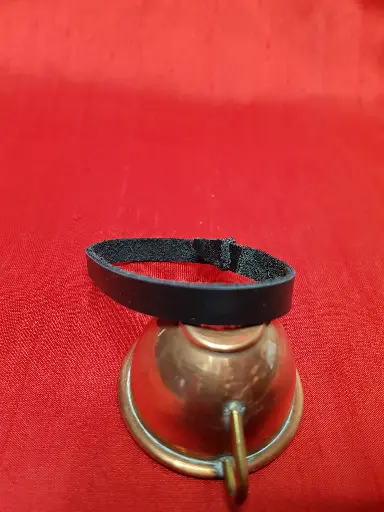 Bracelet cuir noir simple